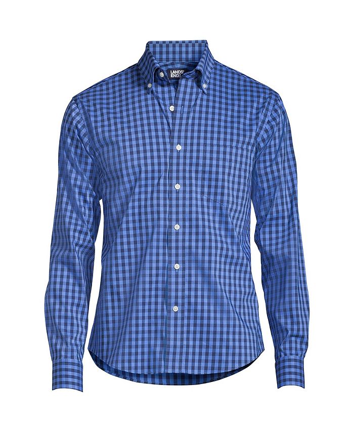 Lands' End Men's Big & Tall Traditional Fit ComfortFirst Dress Shirt