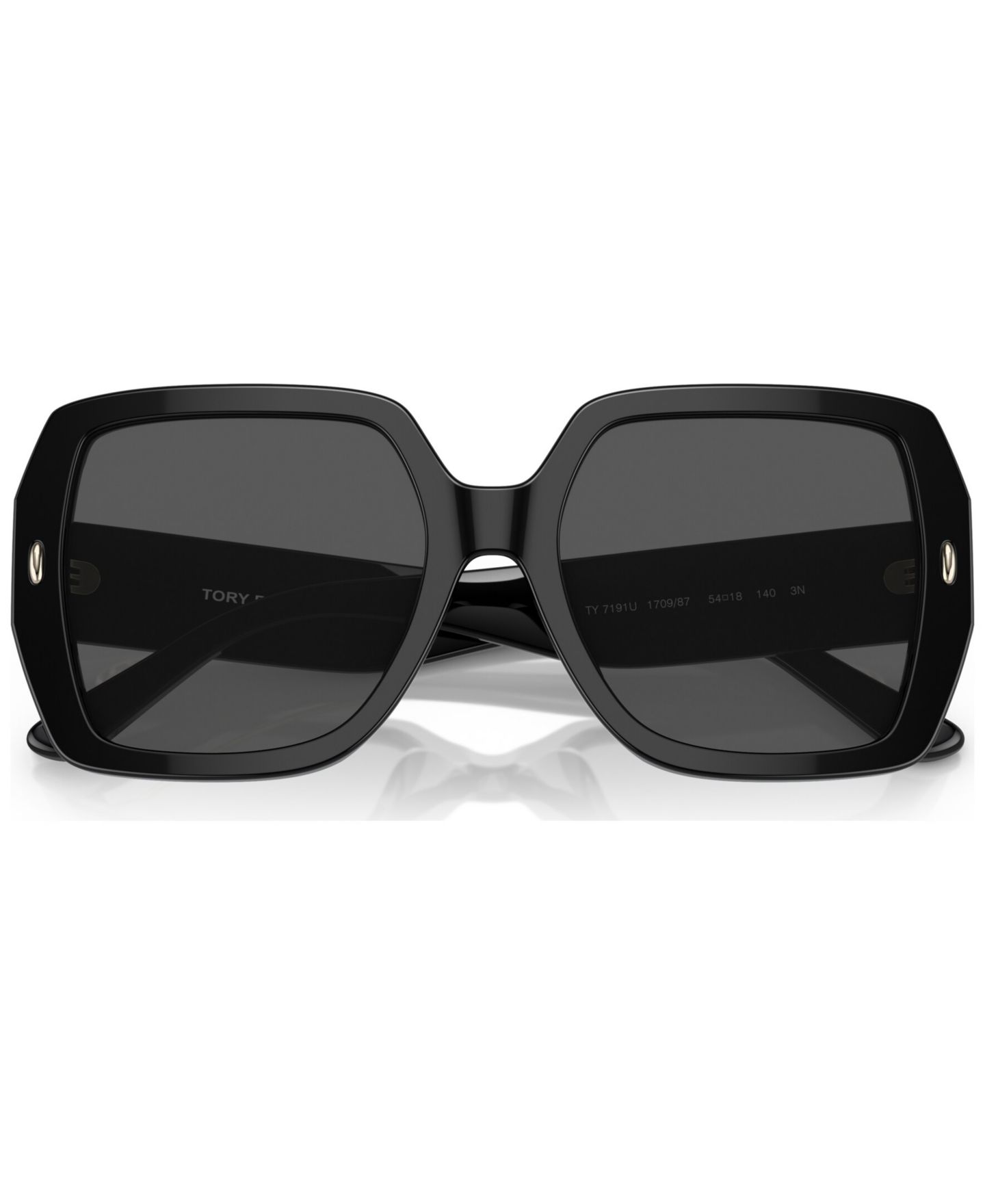 Женские солнцезащитные очки Tory Burch Sunglasses, TY7191U, цвет: Чёрный — фото 5