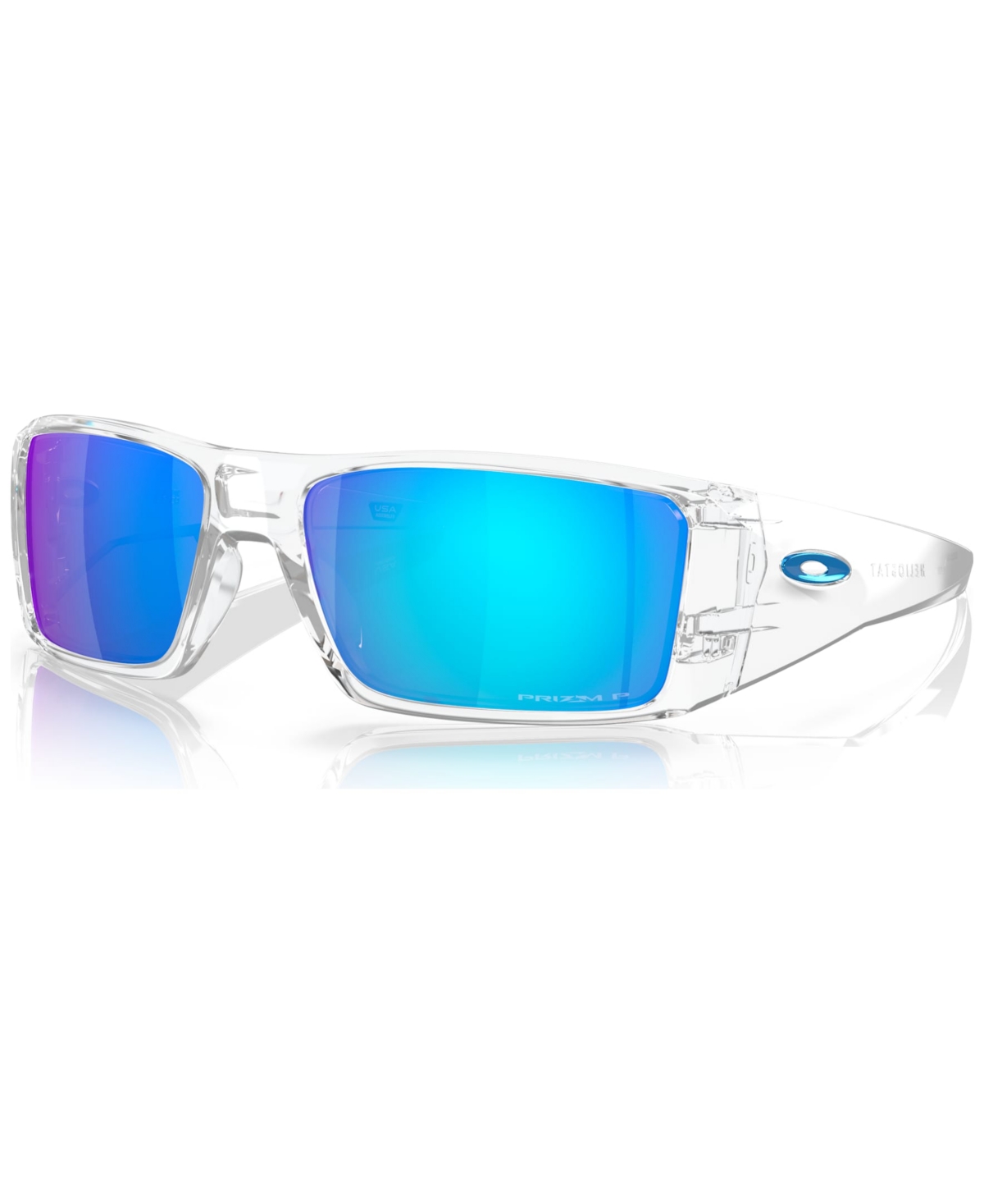 Oakley Men's Polarized Sunglasses, Heliostat In Clear