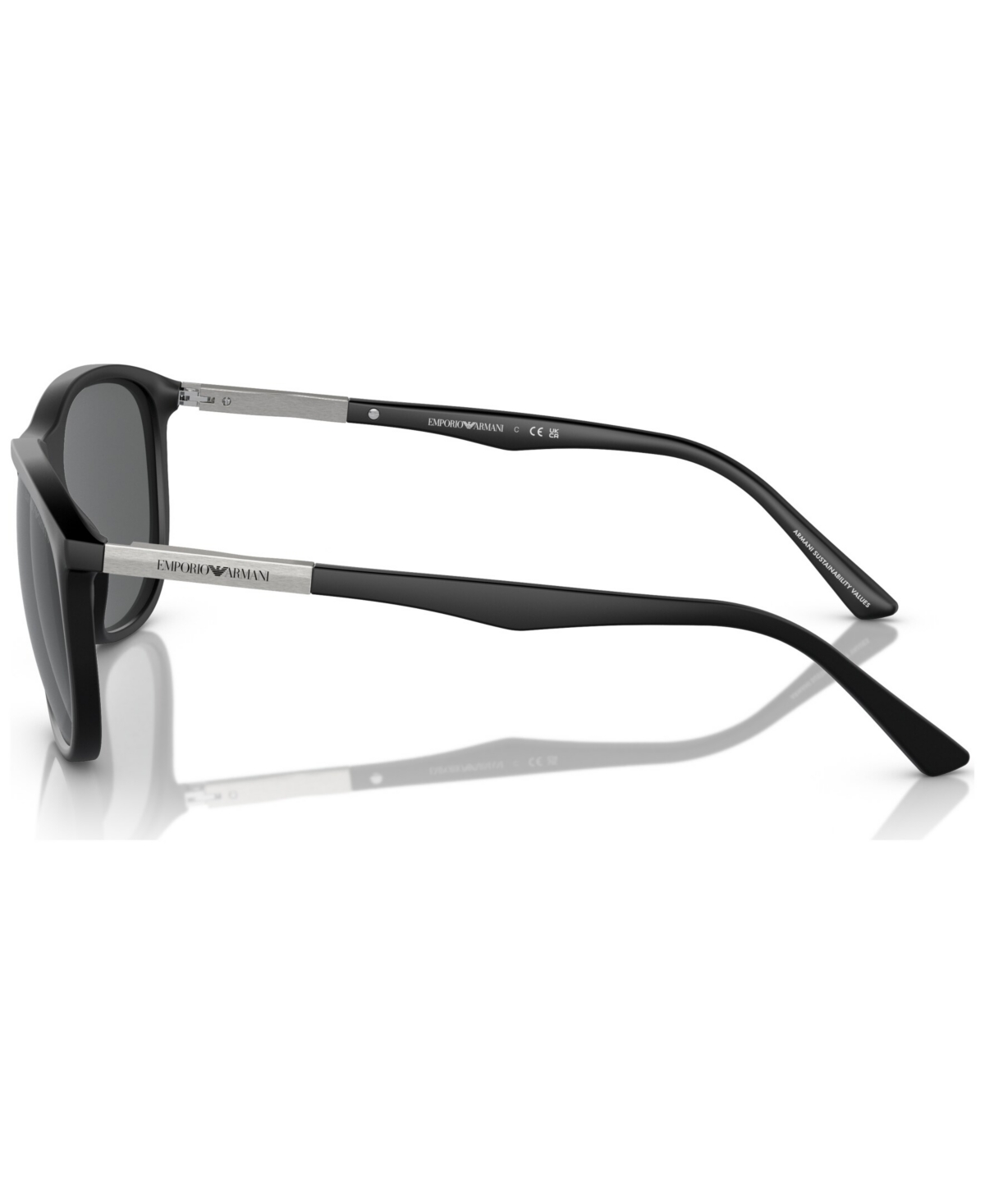 Emporio Armani Men's Sunglasses, Ea4201 In Matte Black