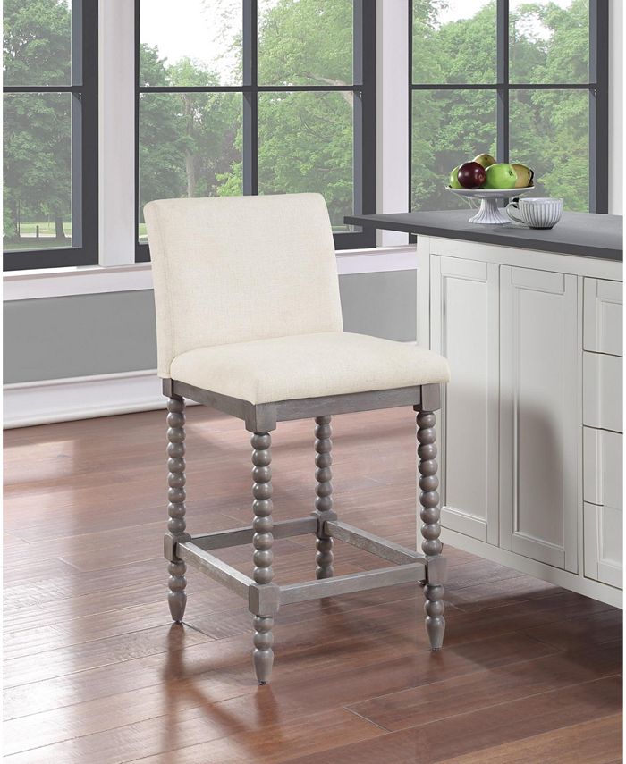 OSP Home Furnishings Abbott 26" Spindle Counter Stool with Frame and