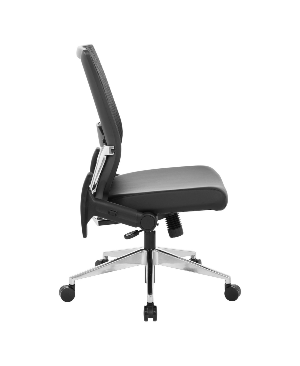 Osp Home Furnishings Black Matrix Back Manager's Office Chair With Dillon Disinfectant Seat In Black