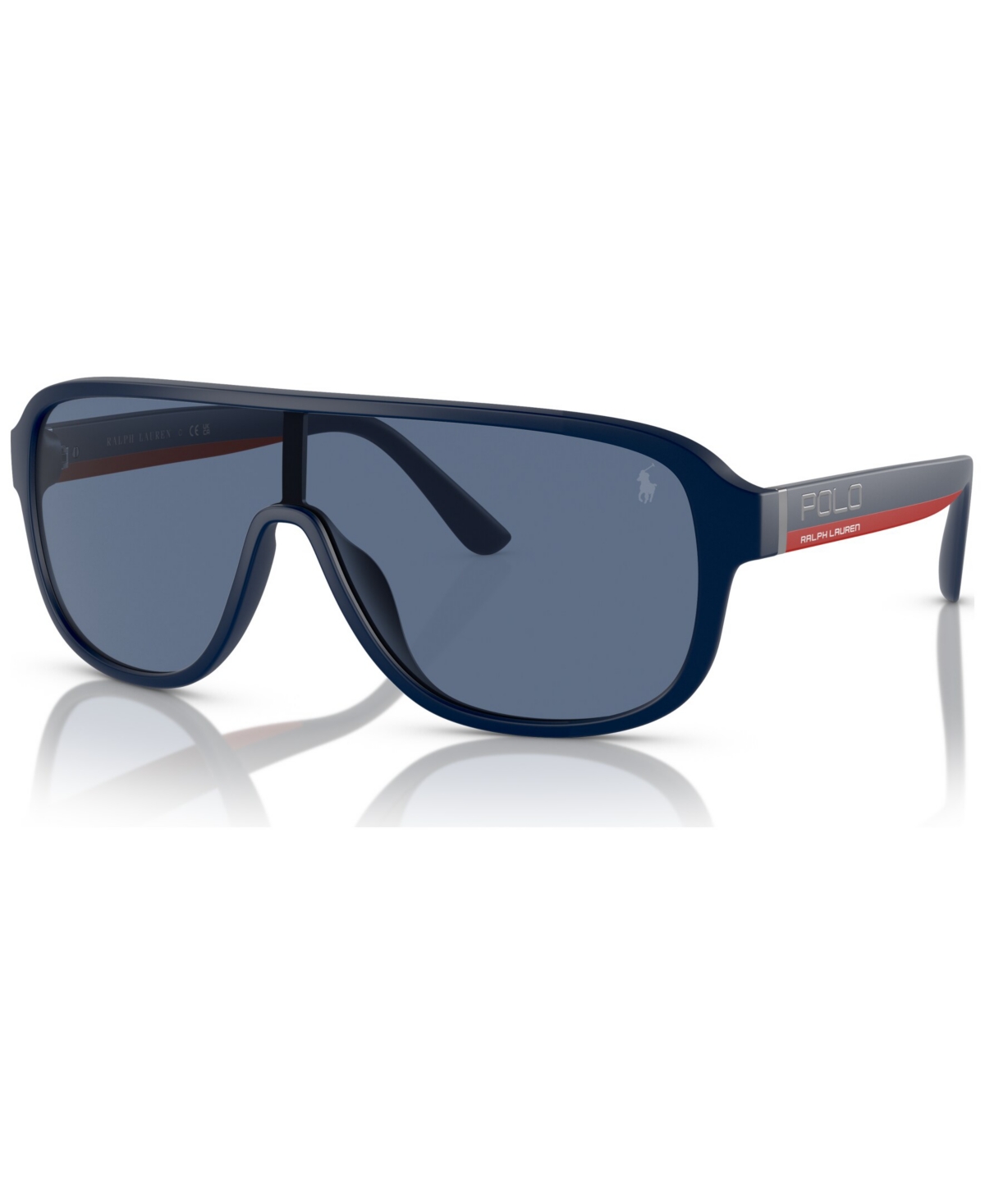 Shop Polo Ralph Lauren Men's Sunglasses, Ph4196u In Matte New Port Navy