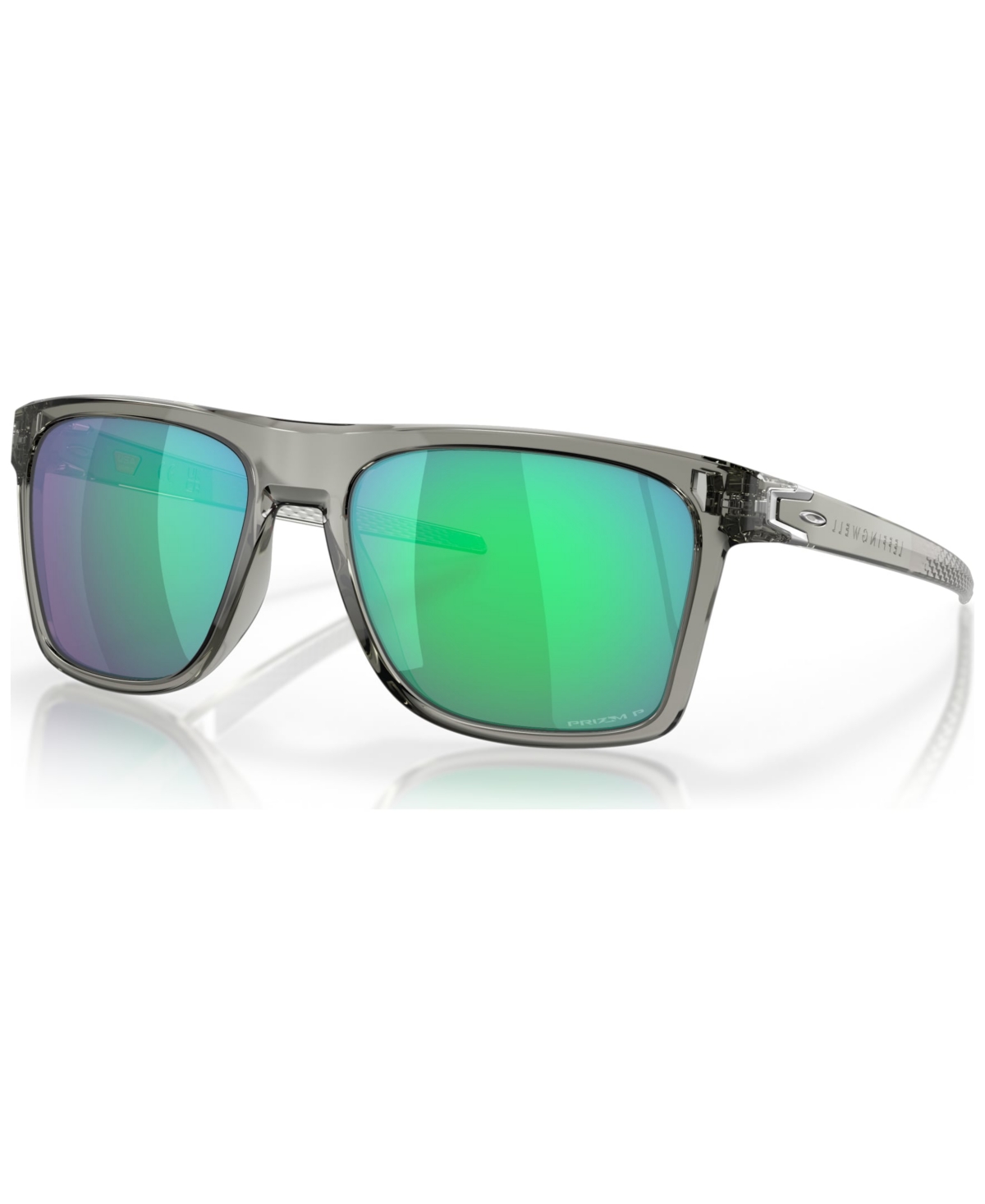 Shop Oakley Men's Polarized Sunglasses, Leffingwell 57 In Gray Ink