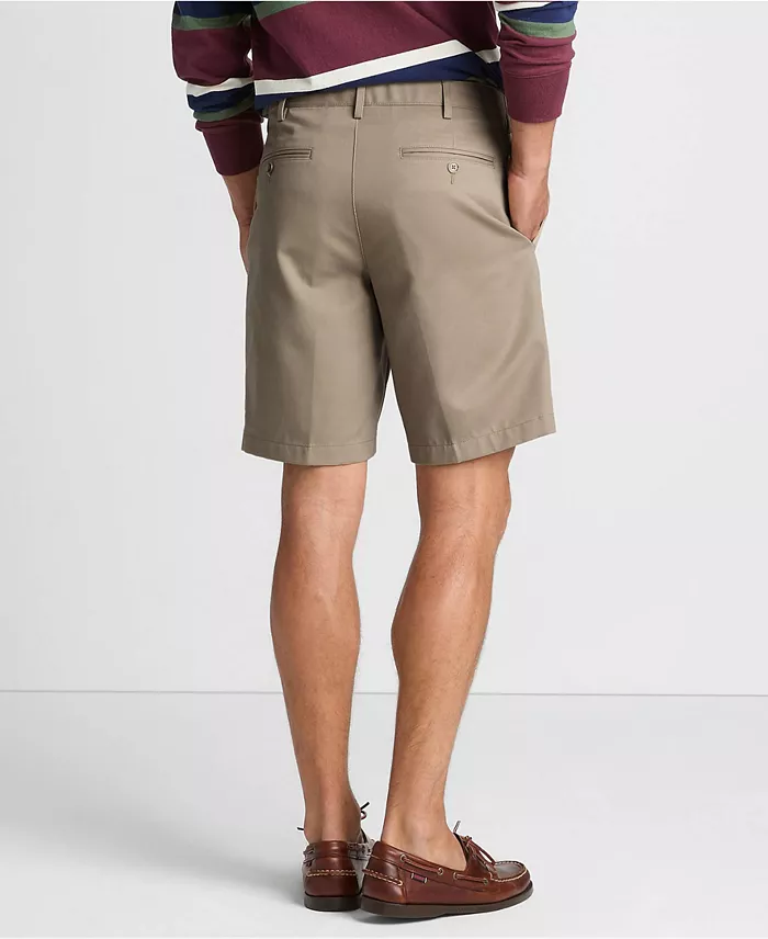 Men's No Iron 9" Plain Front Chino Short - thumbnail 2