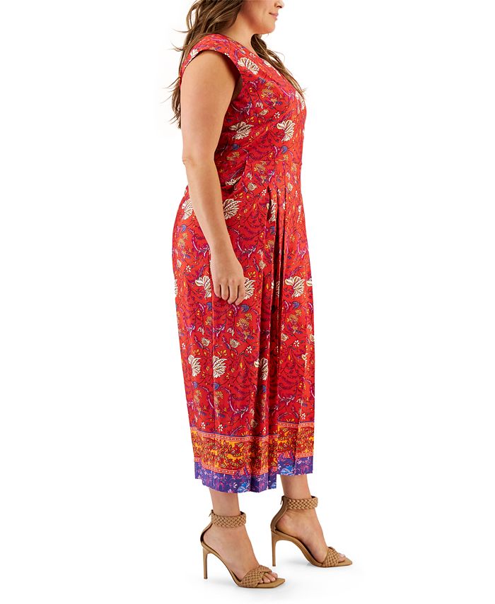 T-Tahari Pleated Jumpsuit