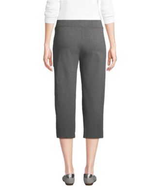 Women's Petite Starfish Mid Rise Pull On Crop Pants