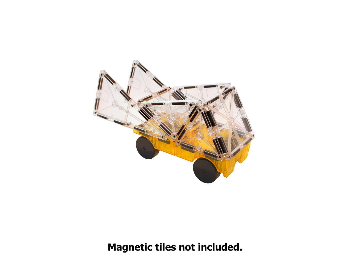 Детский конструктор Magna-Tiles® Cars Magnetic Wheeled 2-Piece Building Set, Ages 3+ — фото 3
