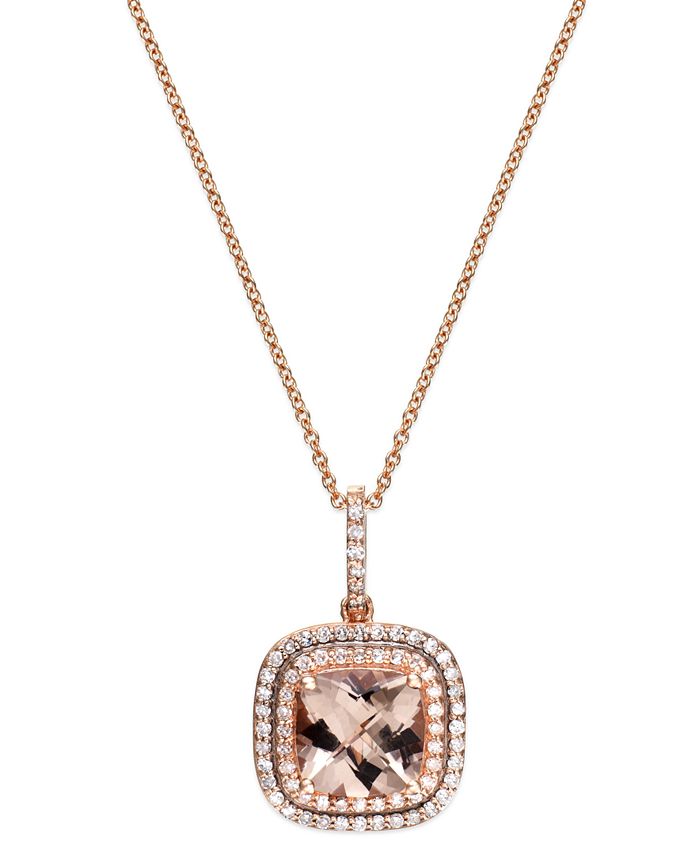 EFFY Collection Blush by EFFY® Morganite (1-3/4 ct. t.w.) and Diamond ...
