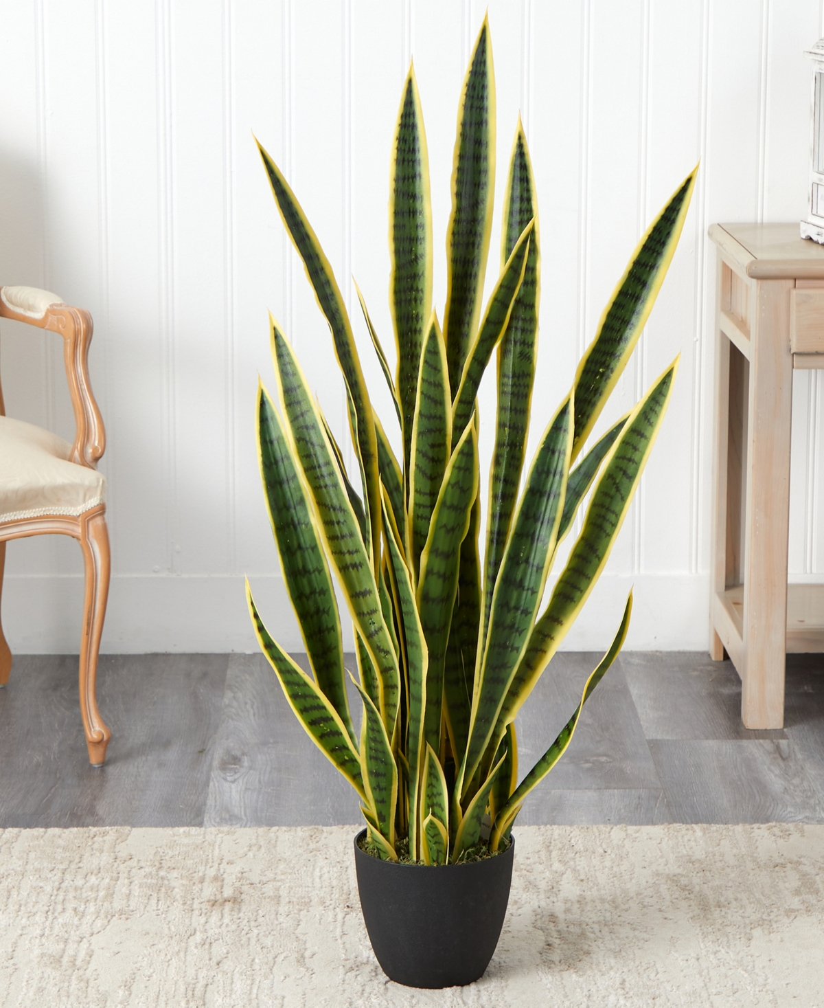 NEARLY NATURAL 4' SANSEVIERIA ARTIFICIAL PLANT 