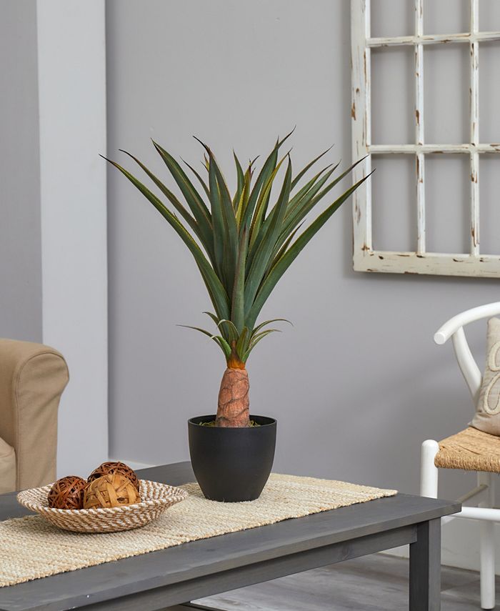 Nearly Natural 30” Agave Artificial Plant & Reviews Artificial Plants