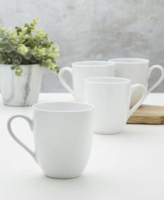 Everyday Whiteware Coupe Mug 4 Piece Set