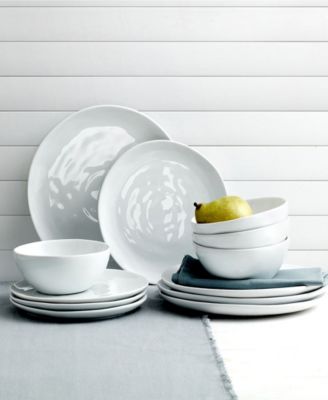 Everyday Whiteware 12 Piece Dinnerware Set, Service for 4