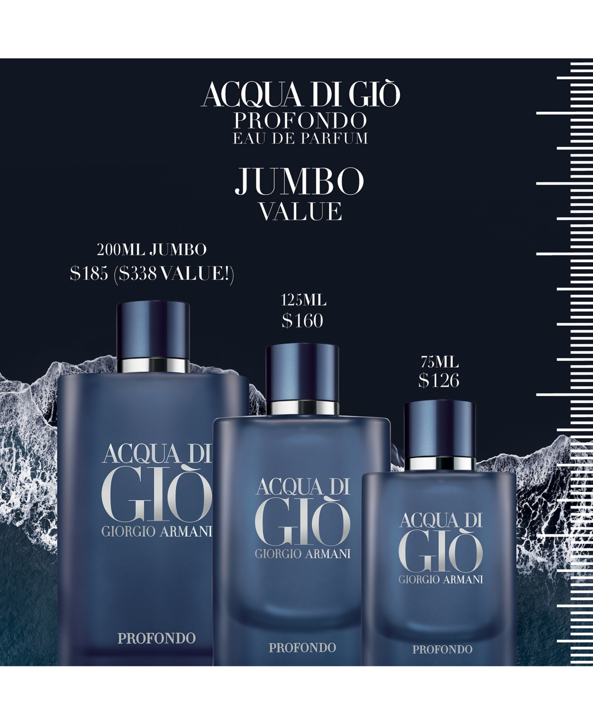 Shop Giorgio Armani Armani Beauty Acqua Di Gio Profondo Eau De Parfum Spray, 2.5-oz. In No Color