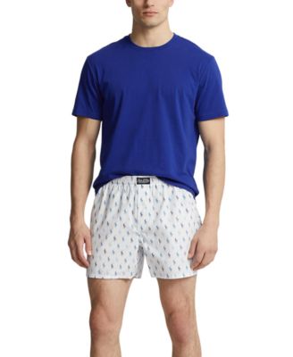Men's Crewneck Sleep Shirt & Patterned Boxers Gift Set 