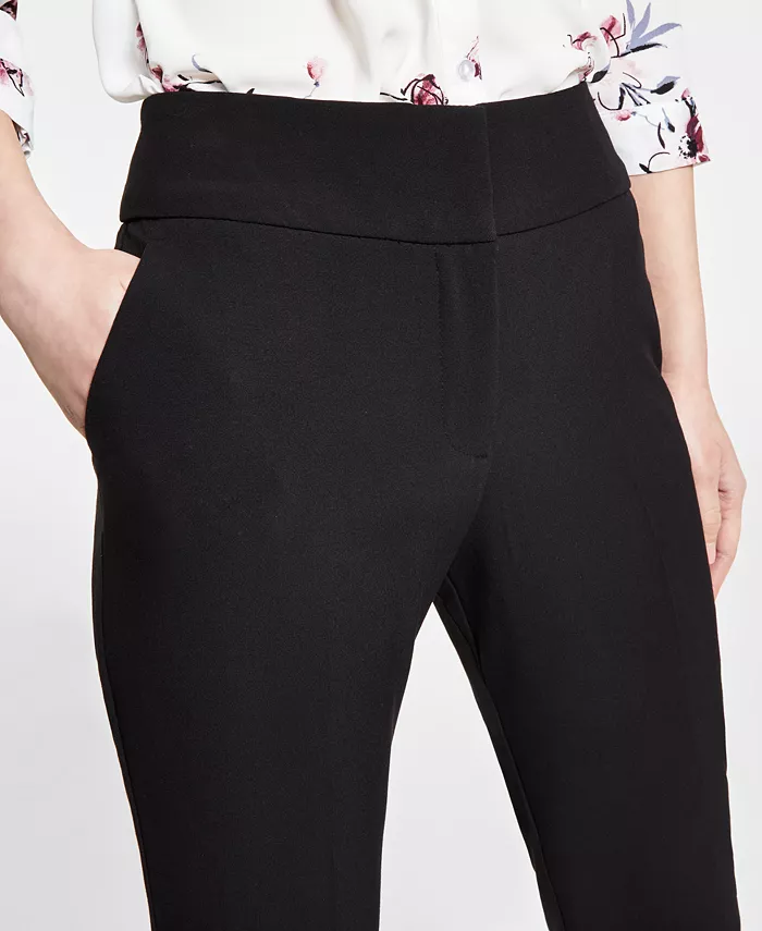 Juniors' Straight-Leg Trouser Pants - thumbnail 4