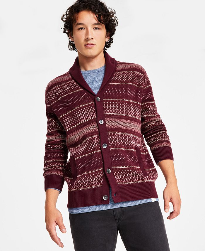 Sun Stone Men s Easton Striped Button Cardigan Created for