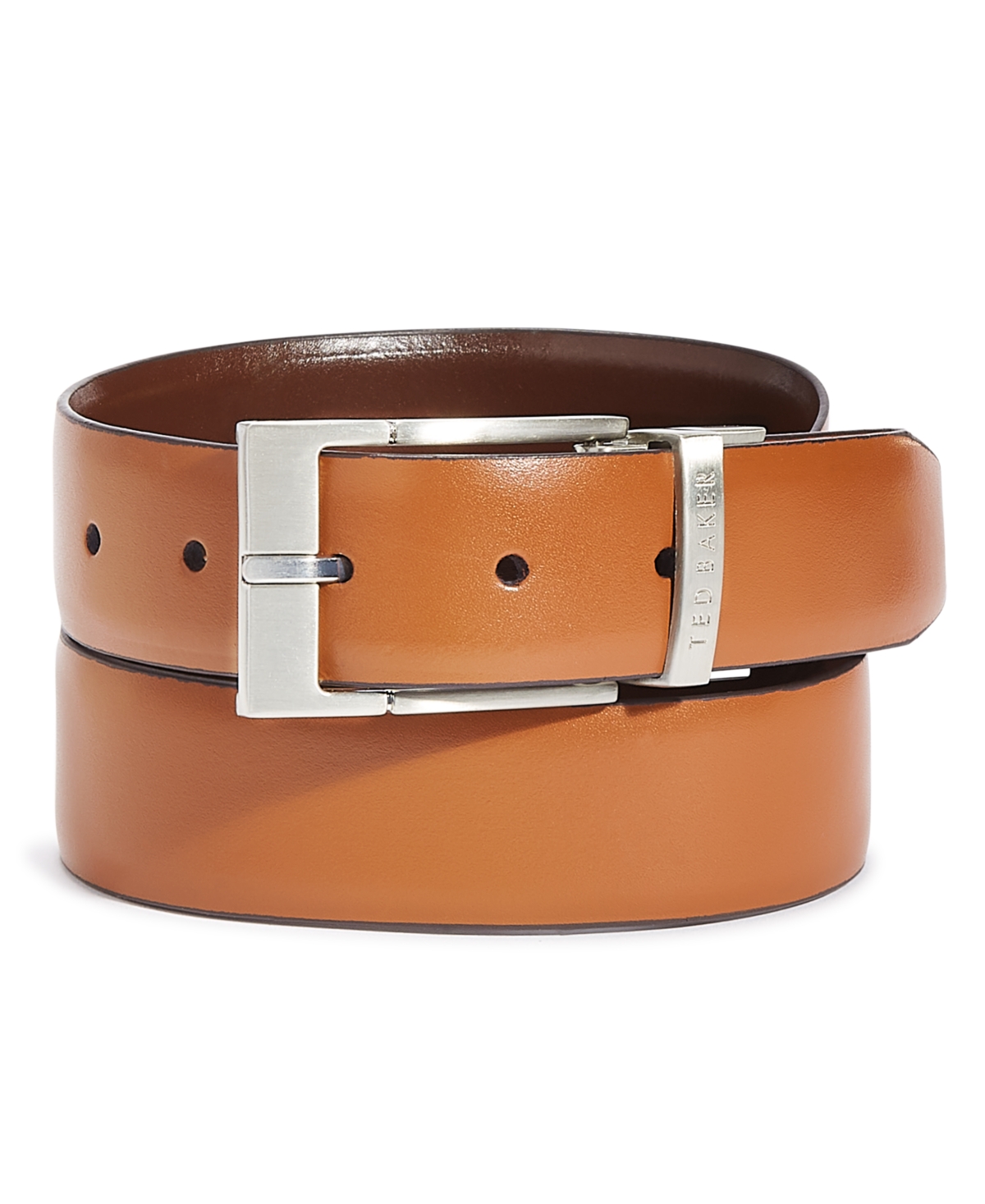 Ted Baker Men's Connary Leather Belt In Tan,brown