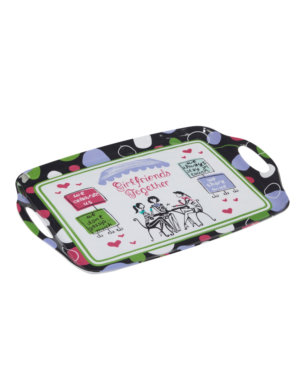 Certified International Lolita Girlfriends Together 3-pc Melamine Serving Set