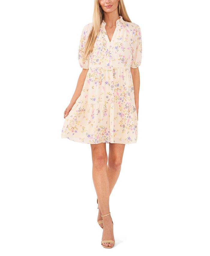 CeCe Women's Floral Baby Doll Dress - Macy's