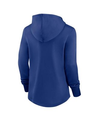 Women's Royal Kansas City Royals Authentic Collection Pregame Performance Pullover Hoodie