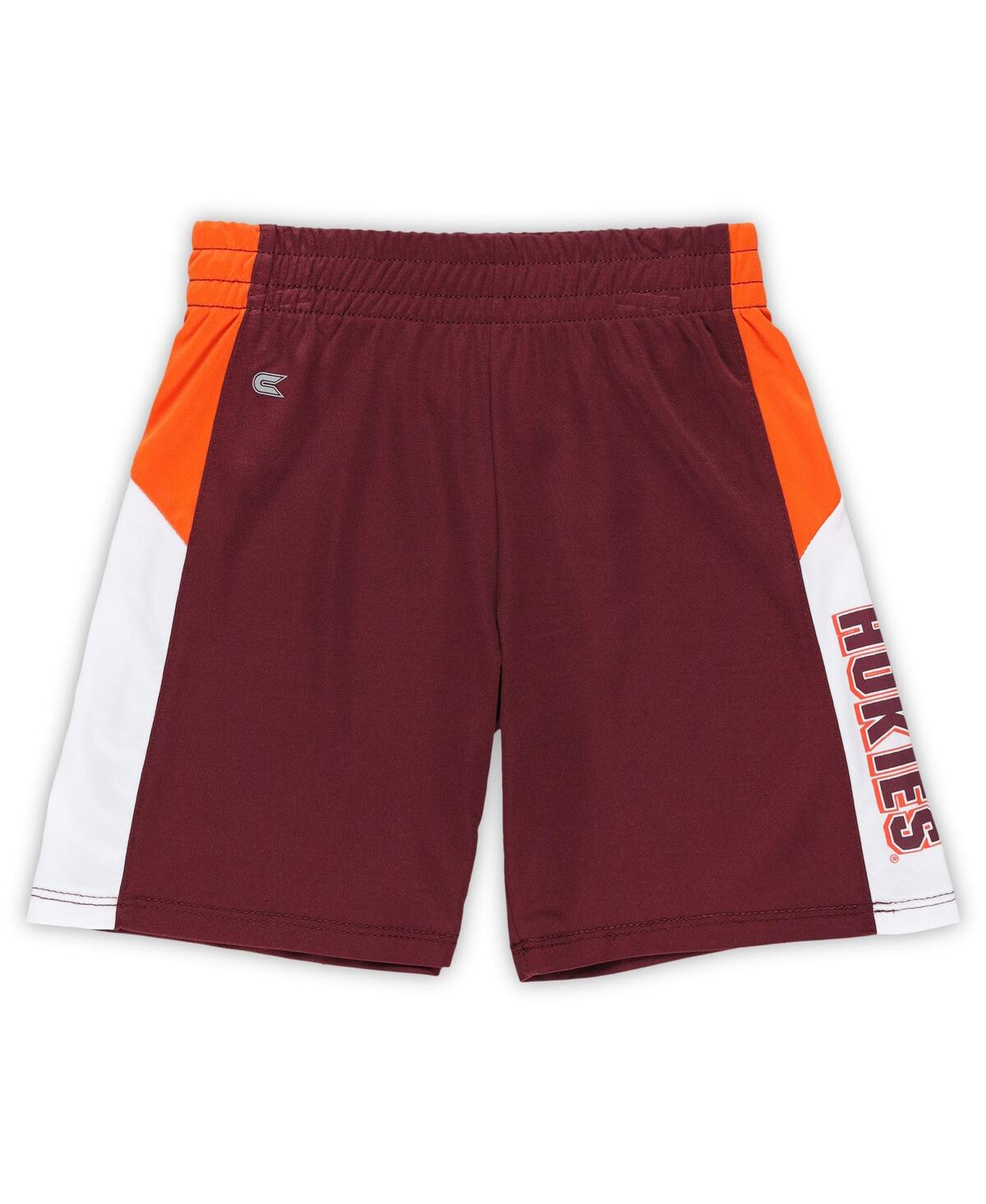 Shop Colosseum Toddler Boys And Girls  Maroon Virginia Tech Hokies Ozone Tank Top And Shorts Set