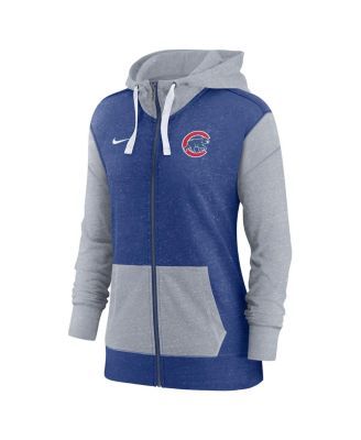 Women's Royal Chicago Cubs Full-Zip Hoodie