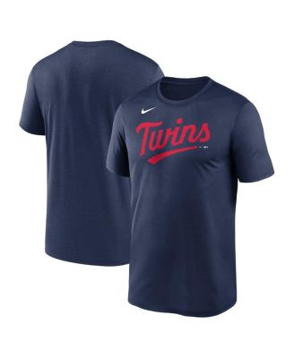 Men's Navy Minnesota Twins New Legend Wordmark T-shirt