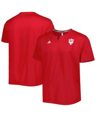 Men's Crimson Indiana Hoosiers Notch Neck Iron Cage Top