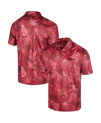 Men's Cardinal Arkansas Razorbacks Big and Tall Palms Polo Shirt