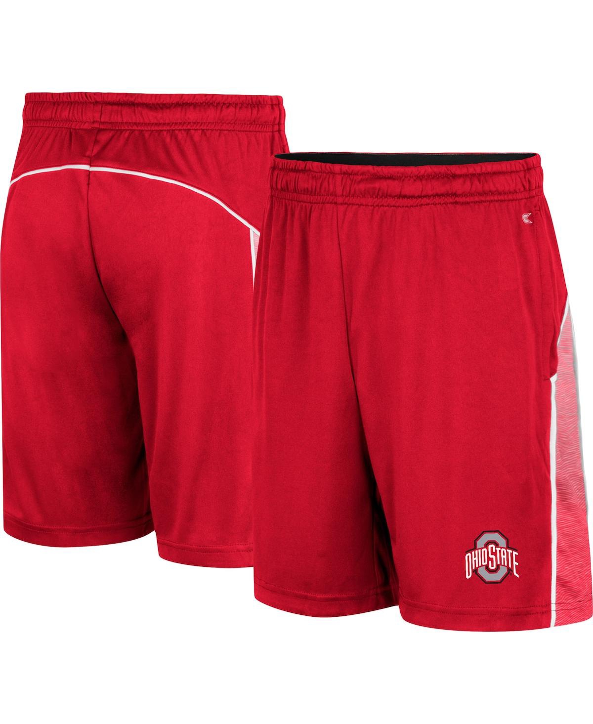 Colosseum Kids' Big Boys And Girls  Scarlet Ohio State Buckeyes Max Shorts
