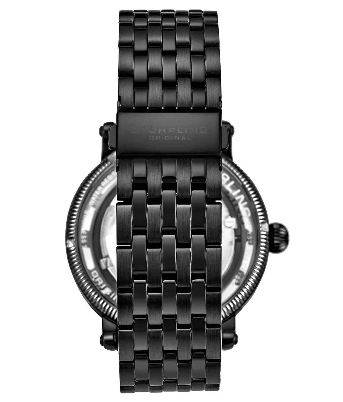 Мужские часы Stuhrling Original 3922 Skeleton Automatic на стальном браслете — фото 3
