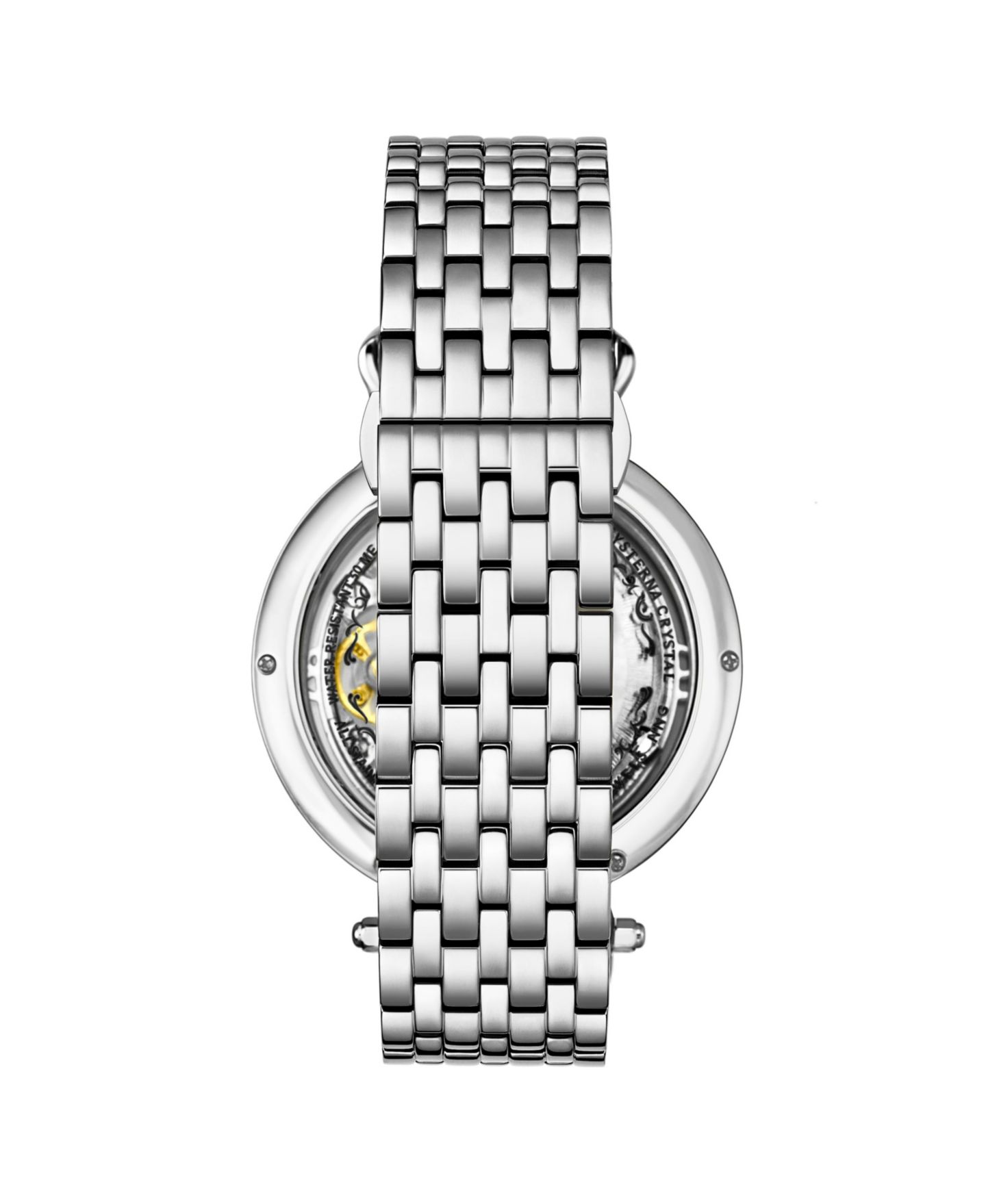 Круглые часы Stuhrling Legacy из стали серебристого цвета с двухцветным циферблатом, 45 мм — фото 2
