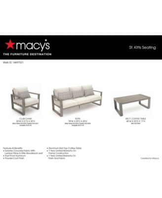 CLOSEOUT! St Kitts Outdoor Coffee Table, Created for Macy's.