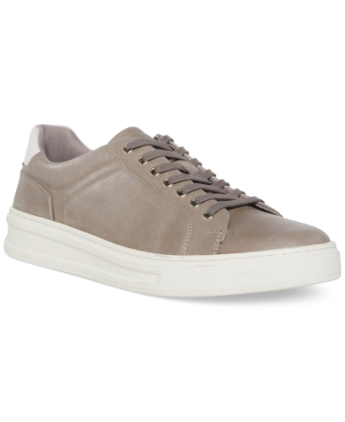 Men's Myler Waxed Leather Low-Top Sneaker - Taupe