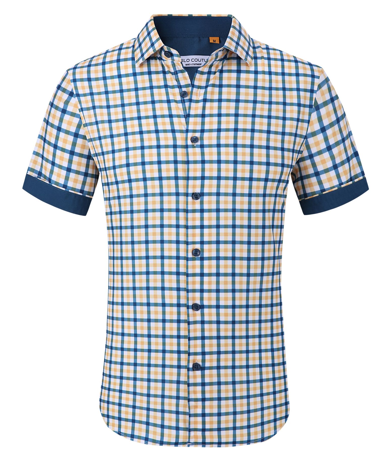 Men's Slim-Fit Geo-Print Performance Shirt