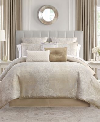 Shop Waterford Maritana 6 Piece Comforter Sets Collection In Neutral