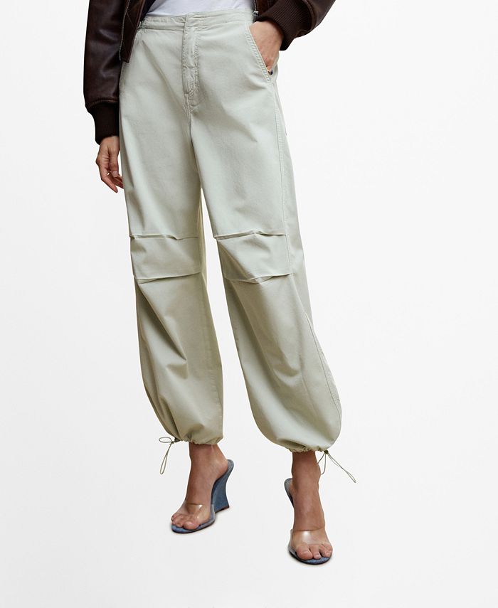 MANGO Women's Parachute Pants - Macy's