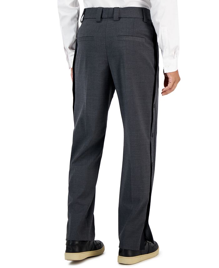 Hugo Boss Men's Slim-Fit Dark Grey Suit Trousers - Macy's