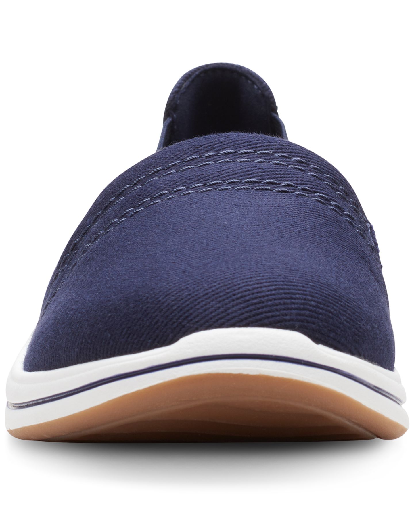 Женские кроссовки Clarks Cloudsteppers Breeze Step II Slip On, цвет: Тёмный тёмно-синий — фото 3