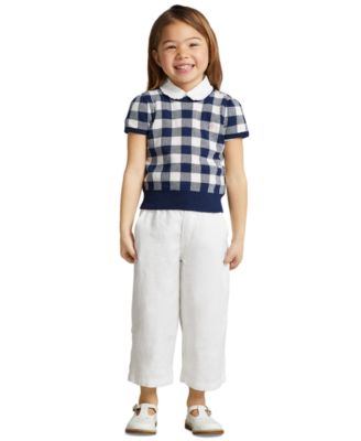 Little Girls Wide-Leg Pants