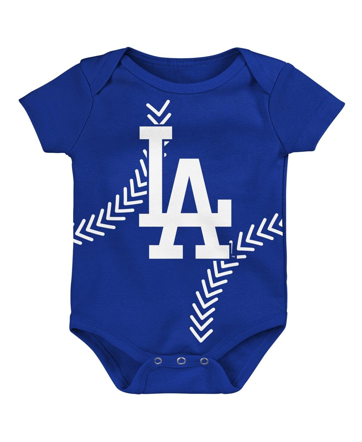 Outerstuff Babies' Newborn And Infant Boys And Girls Royal Los Angeles Dodgers Running Home Bodysuit