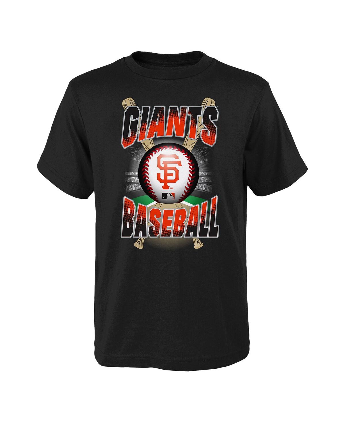 OUTERSTUFF BIG BOYS AND GIRLS BLACK SAN FRANCISCO GIANTS SPECIAL EVENT T-SHIRT