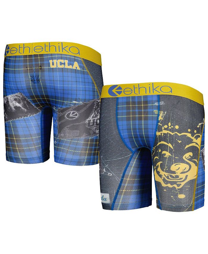 Ethika Youth Boys and Girls Blue UCLA Bruins Make Noise Plaid Boxer Briefs  - Macy's