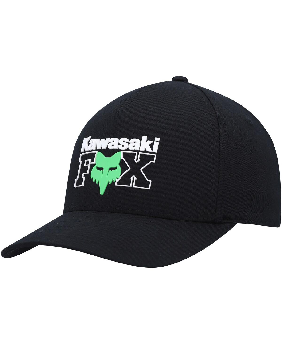 Fox Men's  Black Kawasaki Flex Hat