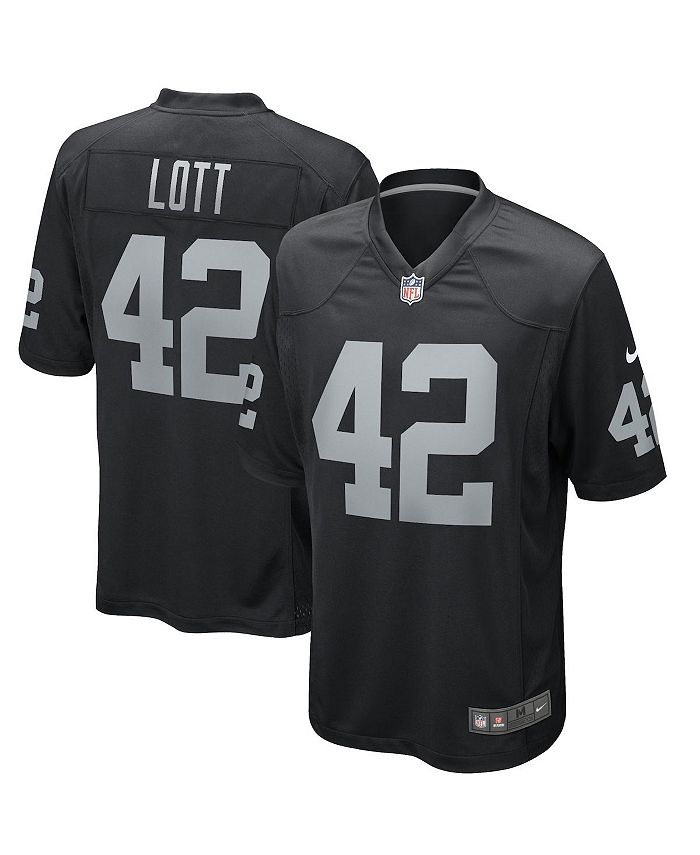 Nike Men's Ronnie Lott Black Las Vegas Raiders Game Retired Player