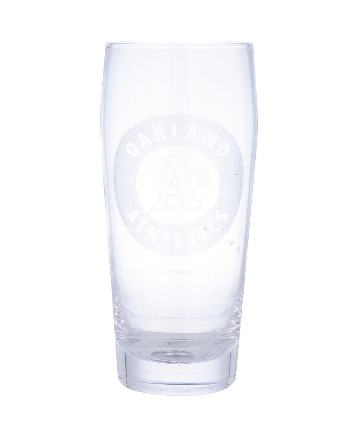 Memory Company Oakland Athletics 16 oz Clubhouse Pilsner Glass In Clear