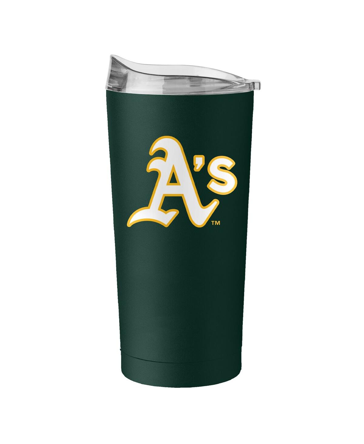 Logo Brands Oakland Athletics 20 oz Flipside Powder Coat Tumbler In Green