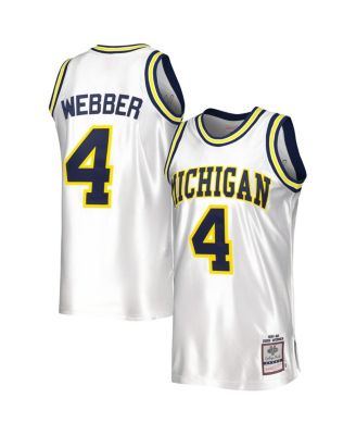 Mitchell & Ness Men's Chris Webber White Michigan Wolverines