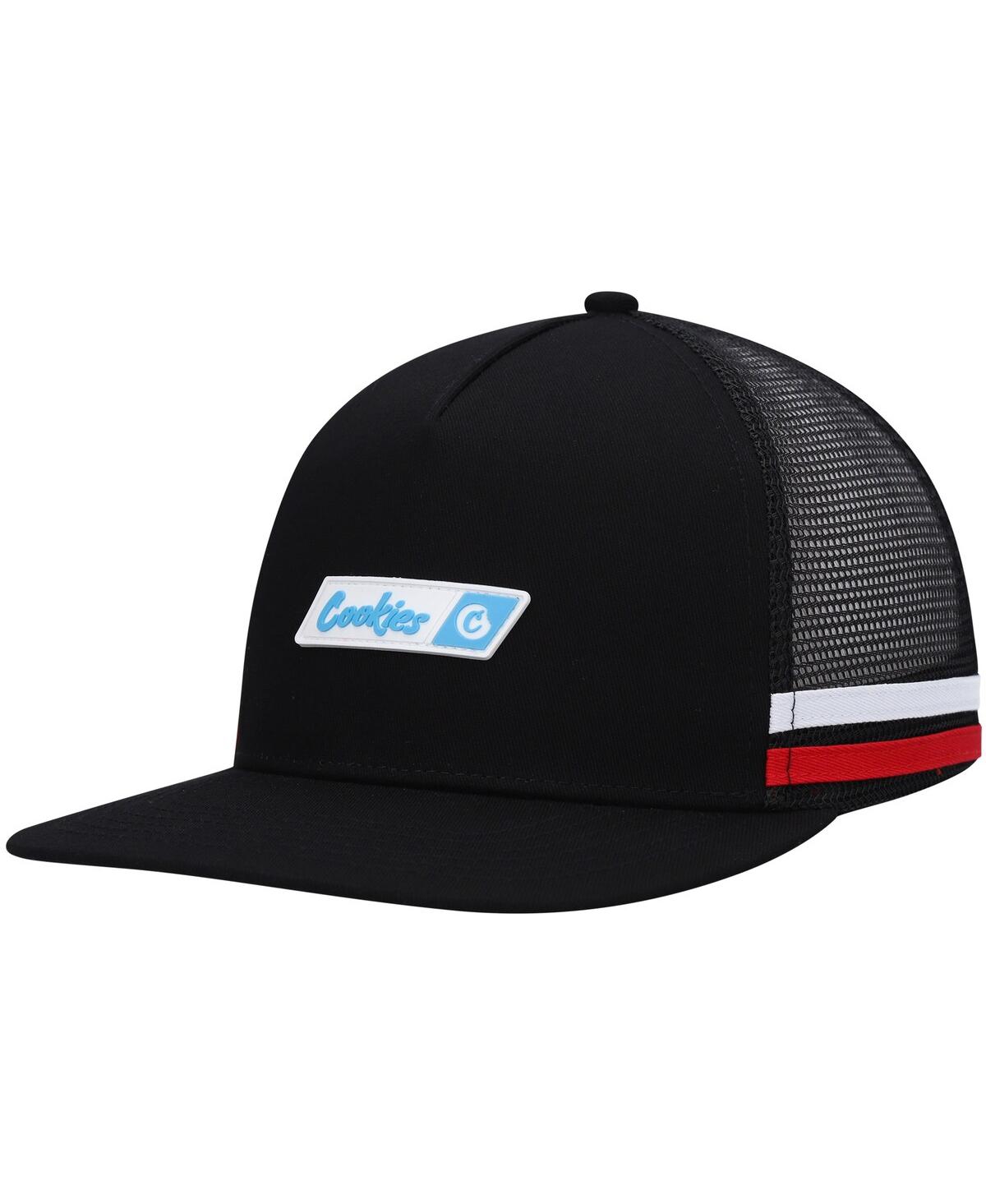 Shop Cookies Men's  Black Bal Harbor Trucker Snapback Hat